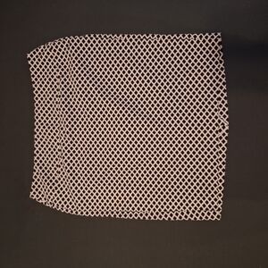 Lane Bryant Black and White Mini Skirt